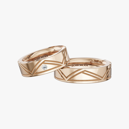 Unique Matching Wedding Rings